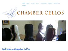 Tablet Screenshot of chambercellos.co.uk